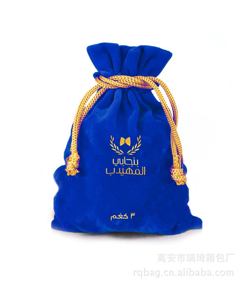 【专业生产加工 绒布抽绳礼品袋 首饰拉绳束口袋 品质保证】价格,厂家,图片,绒布袋,高安市瑞琦箱包厂-