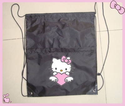 【HELLO KITTY包装袋 HELLO KITTY广告袋 HELLO KITTY束口袋 森荣】价格,厂家,图片,其他布类包装制品,上海森爱实业-