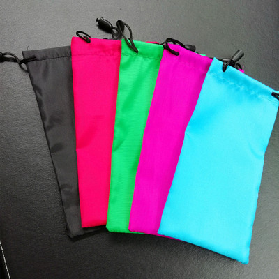 现货直销多色眼镜袋便携时尚收纳束口袋手机饰品通用布袋批发