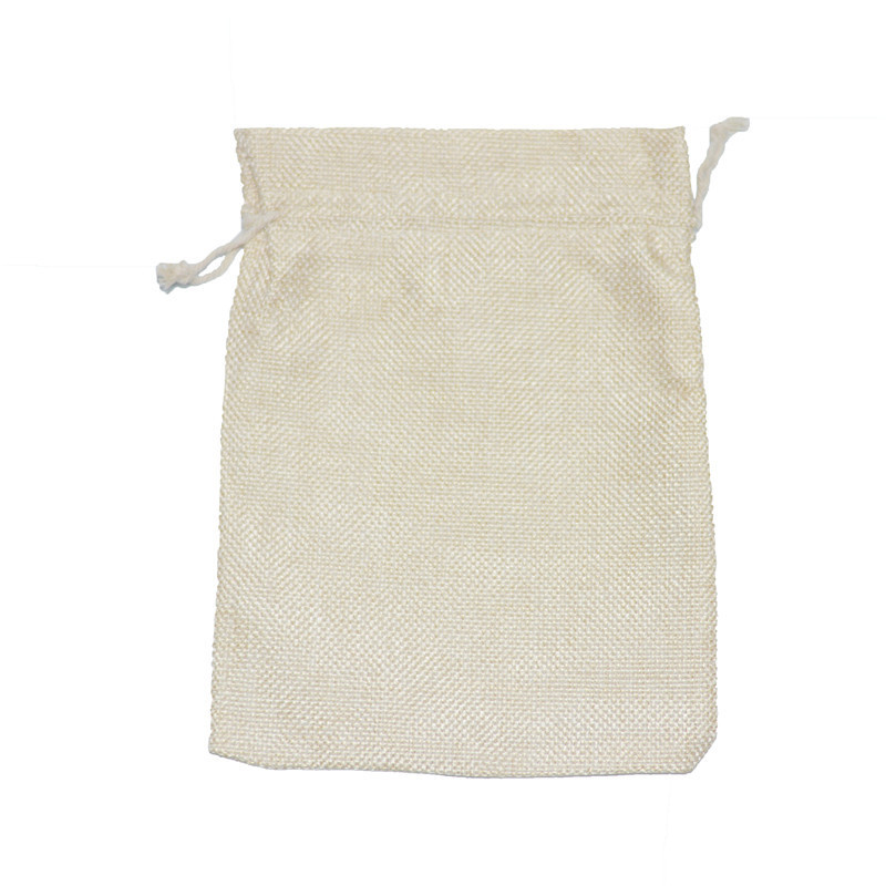仿麻布袋 亚麻布束口袋 棉绳抽绳袋文玩古玩大米包装 小麻布袋