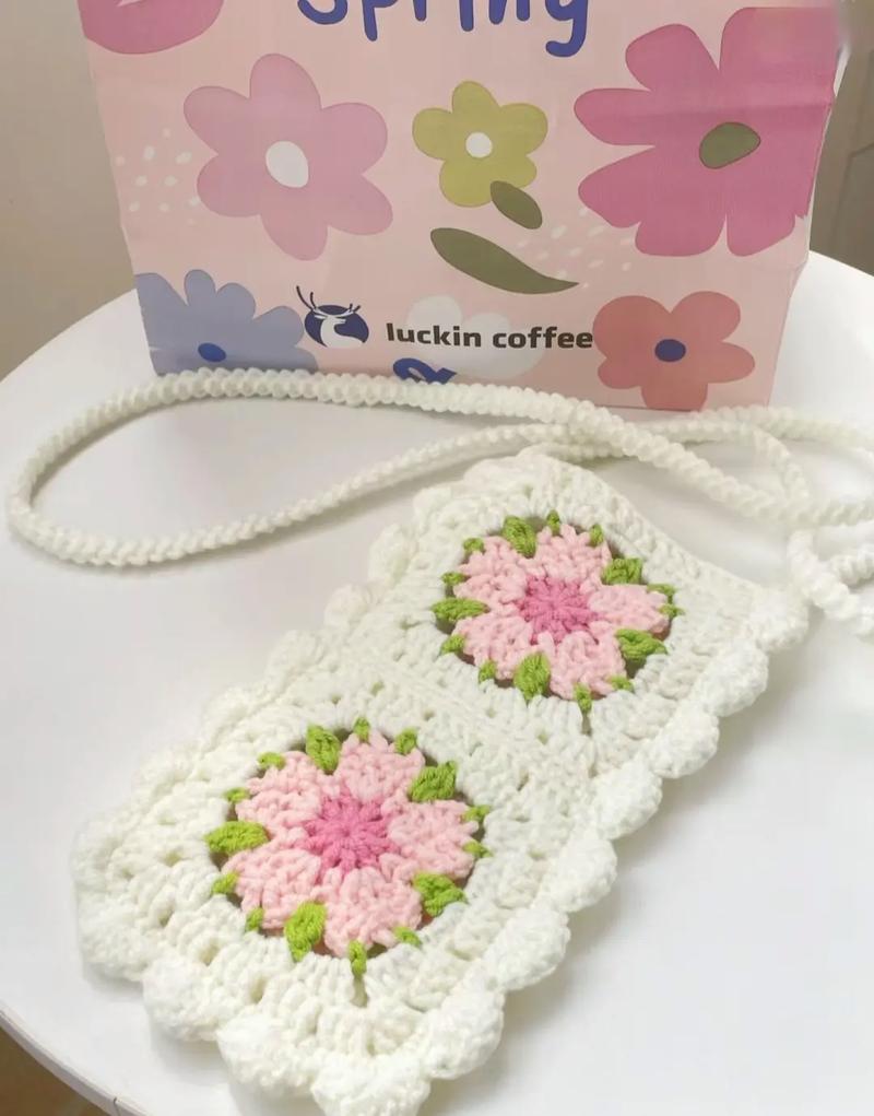 樱花的浪漫 束口袋图解教程.钩织,不仅仅是一种技能
